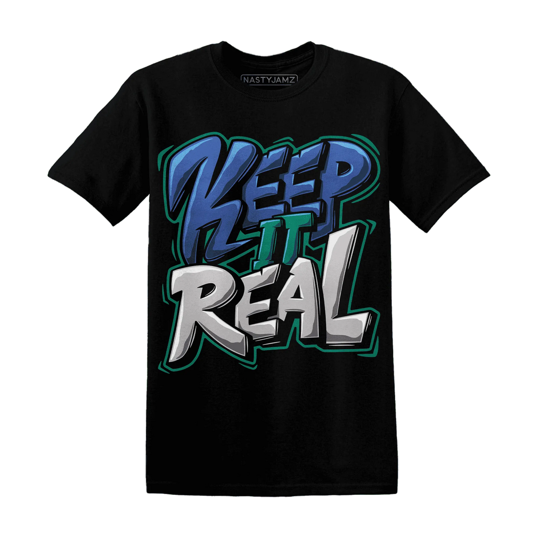 Dunk-Hyper-Royal-Malachite-T-Shirt-Match-Keep-Real
