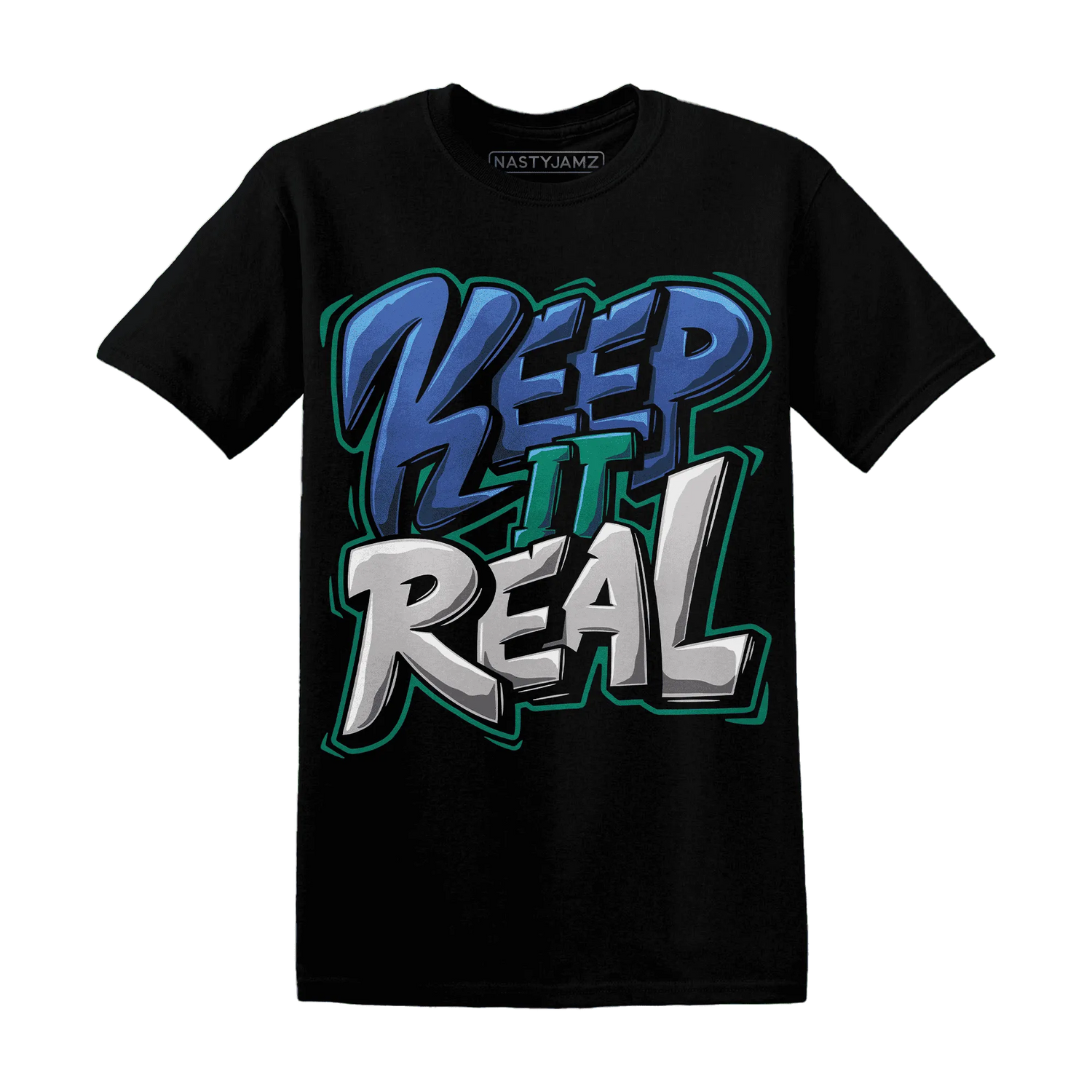 Dunk-Hyper-Royal-Malachite-T-Shirt-Match-Keep-Real