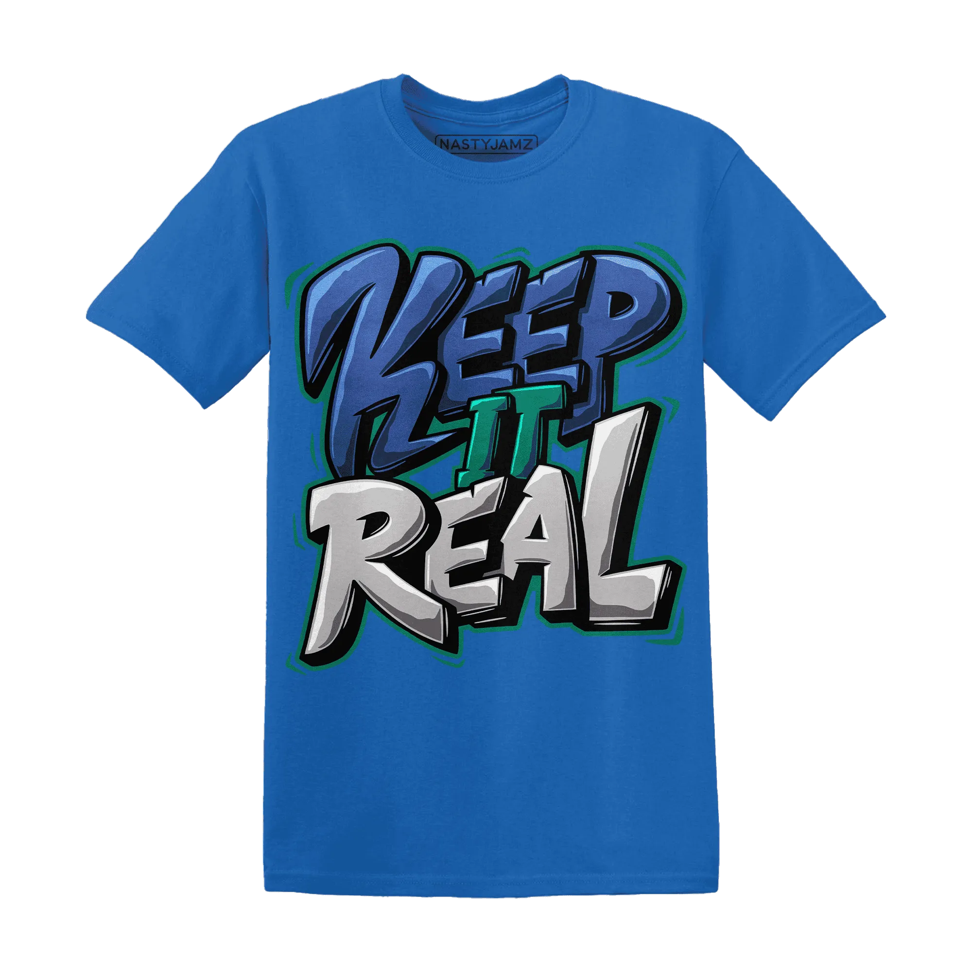 Dunk-Hyper-Royal-Malachite-T-Shirt-Match-Keep-Real