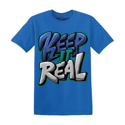 Dunk-Hyper-Royal-Malachite-T-Shirt-Match-Keep-Real