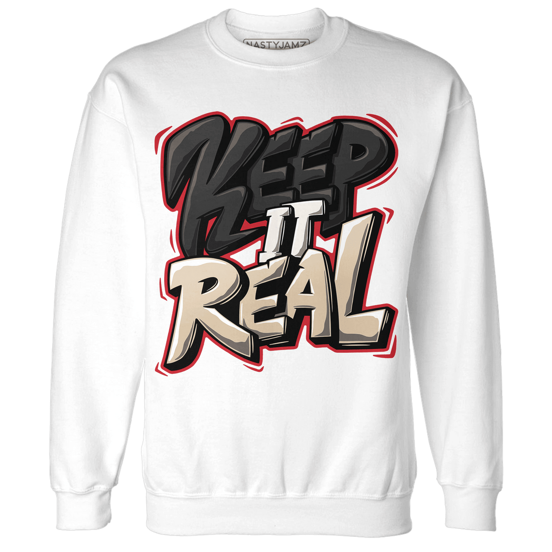 Jumman Jack University Red Sweatshirt Match Keep Real - NastyJamz