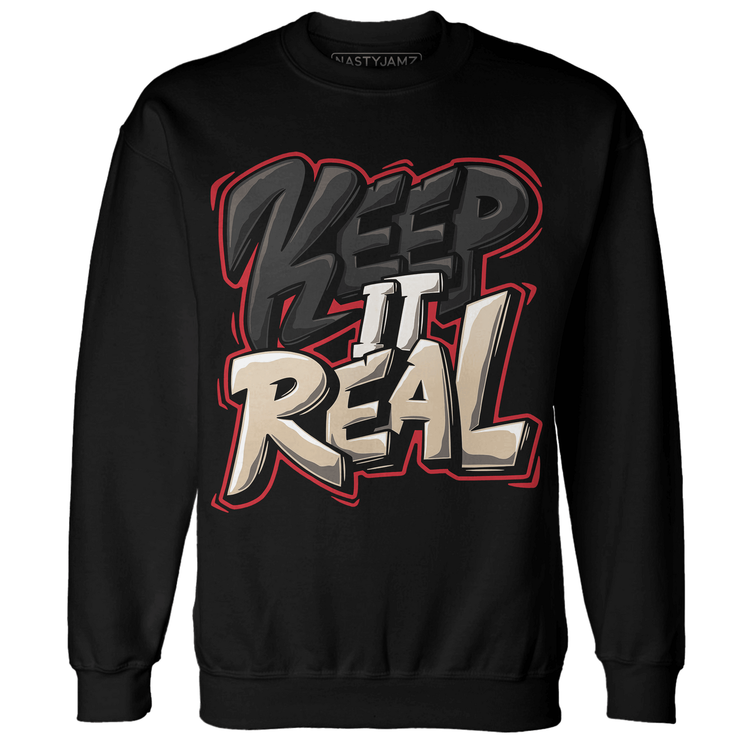 Jumman Jack University Red Sweatshirt Match Keep Real - NastyJamz