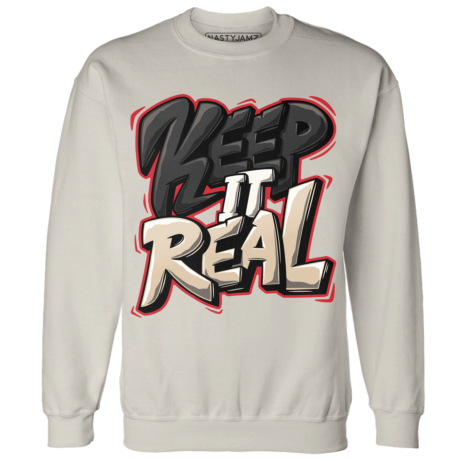 Jumman Jack University Red Sweatshirt Match Keep Real - NastyJamz