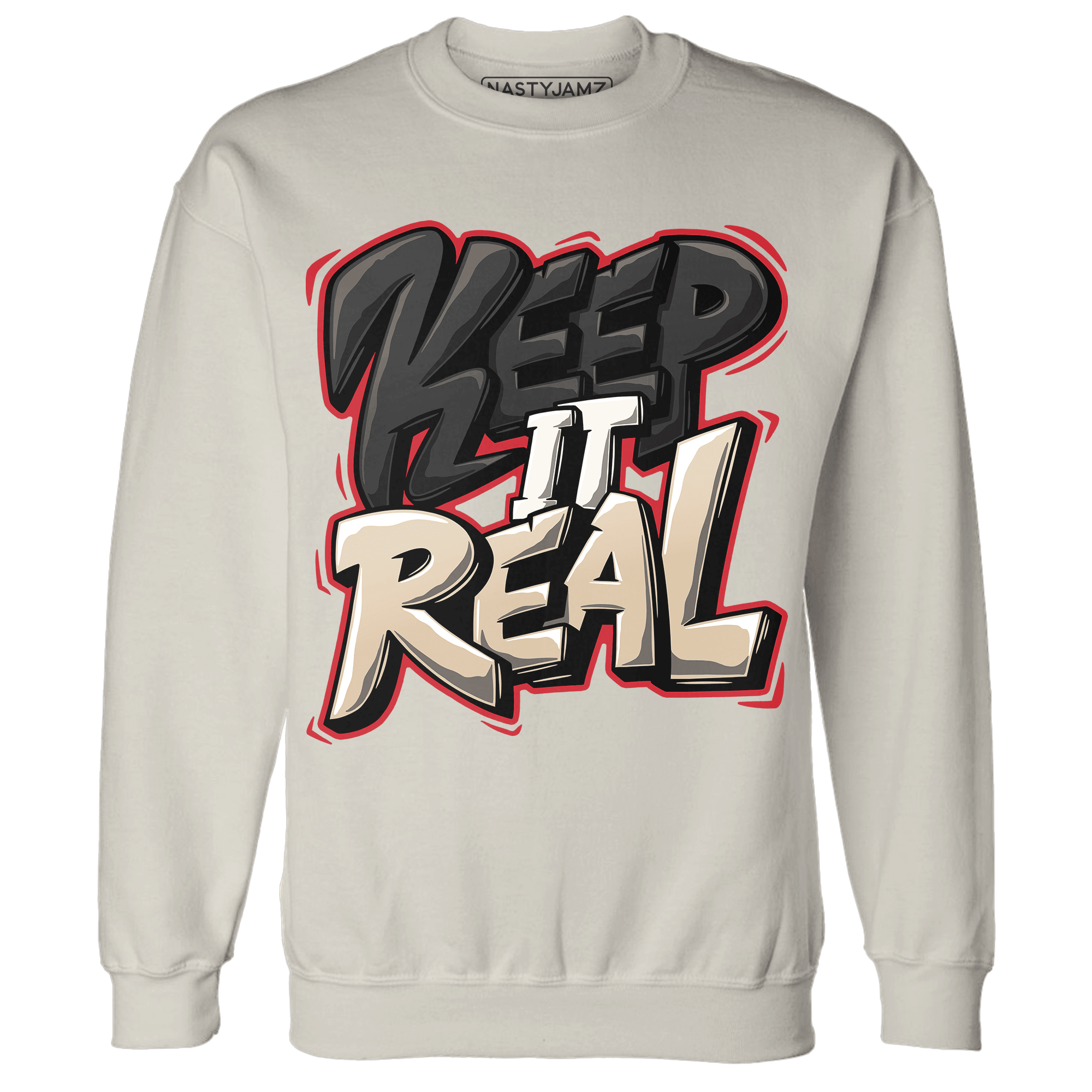 Jumman Jack University Red Sweatshirt Match Keep Real - NastyJamz