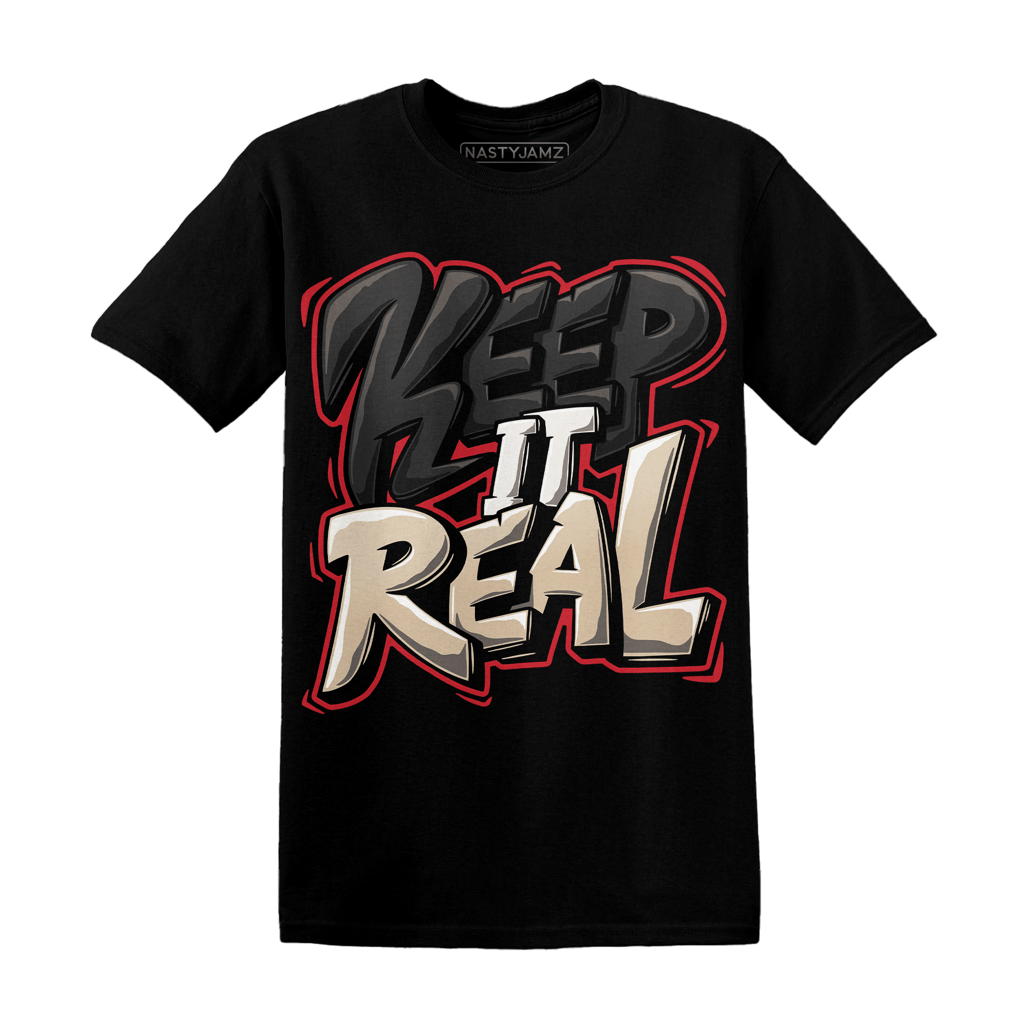 Jumman Jack University Red T Shirt Keep Real - NastyJamz