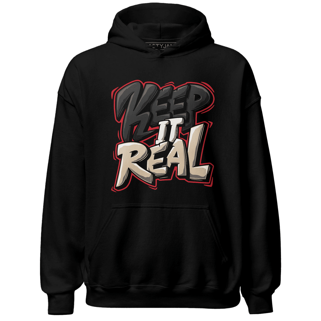 Jumman Jack University Red Hoodie Match Keep Real - NastyJamz