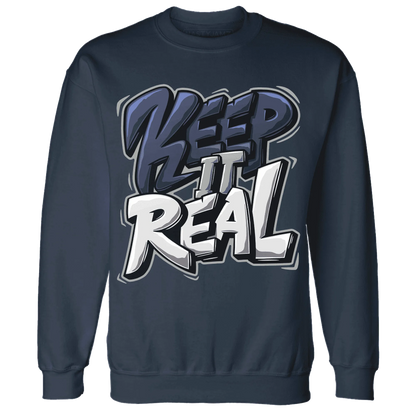 VaporMax-Plus-Midnight-Navy-White-Metallic-Silver-Sweatshirt-Match-Keep-Real