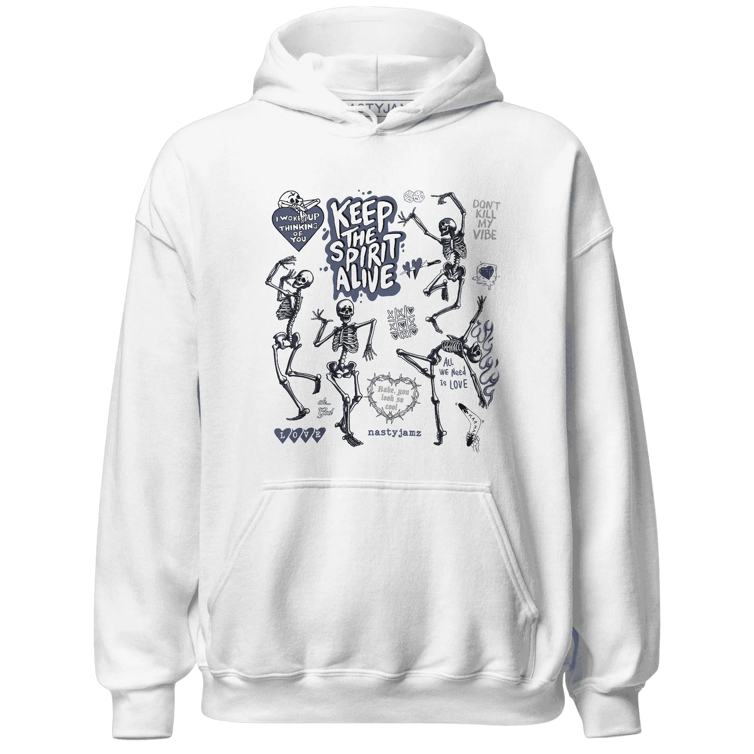 Low-Diffused-Blue-11s-NastyJamz-Hoodie-Match-Keep-The-Spirit-Alive