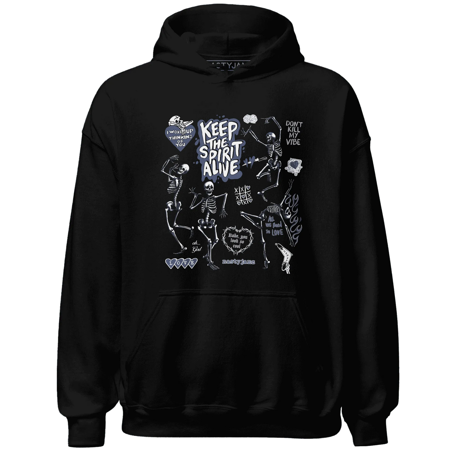 Low-Diffused-Blue-11s-NastyJamz-Hoodie-Match-Keep-The-Spirit-Alive