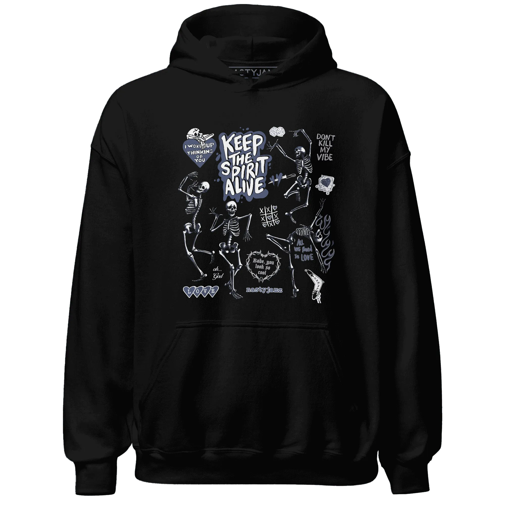 Low-Diffused-Blue-11s-NastyJamz-Hoodie-Match-Keep-The-Spirit-Alive
