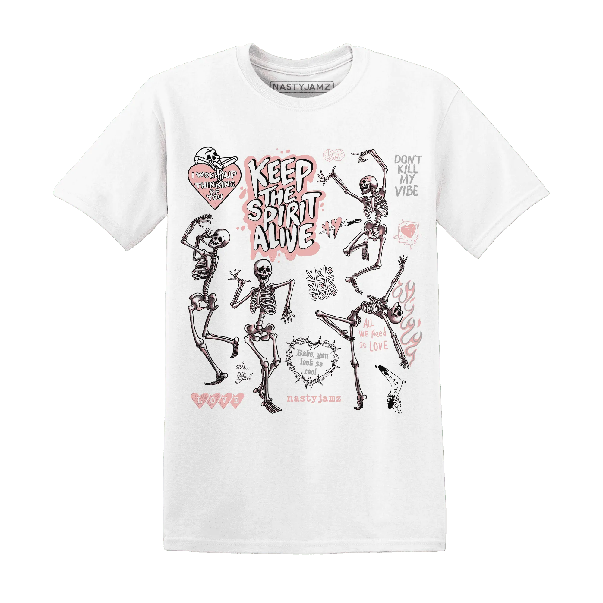 Low-Legend-Pink-11s-NastyJamz-T-Shirt-Match-Keep-The-Spirit-Alive
