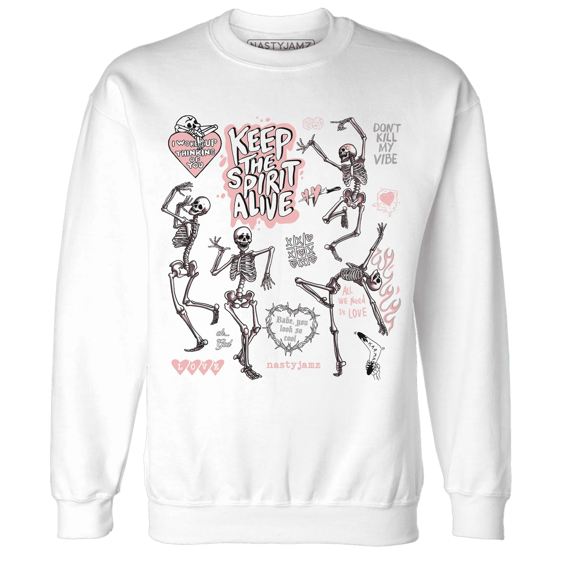 Low-Legend-Pink-11s-NastyJamz-Sweatshirt-Match-Keep-The-Spirit-Alive