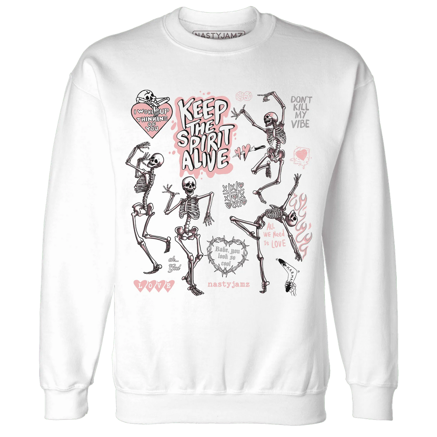 Low-Legend-Pink-11s-NastyJamz-Sweatshirt-Match-Keep-The-Spirit-Alive