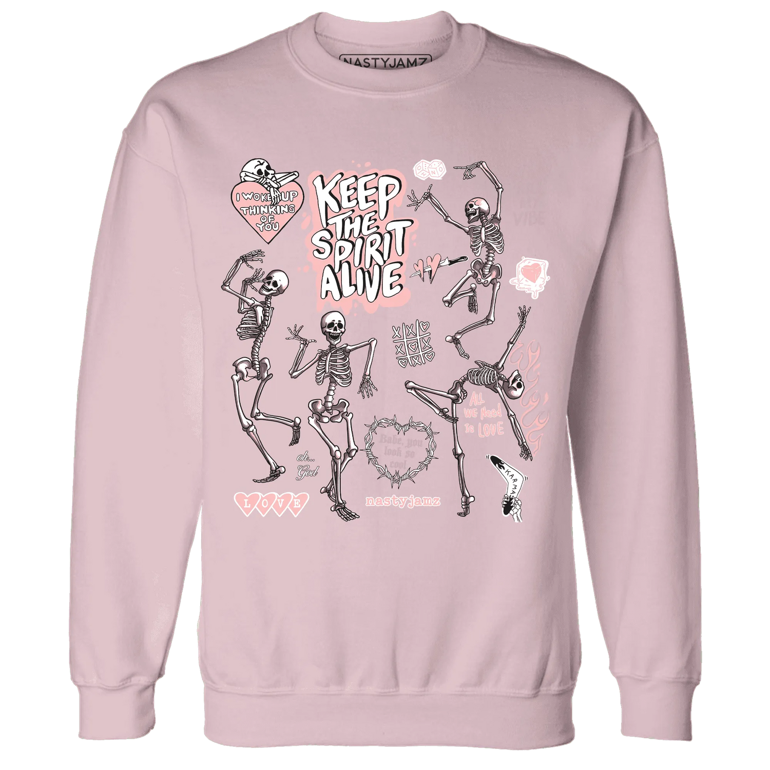 Low-Legend-Pink-11s-NastyJamz-Sweatshirt-Match-Keep-The-Spirit-Alive