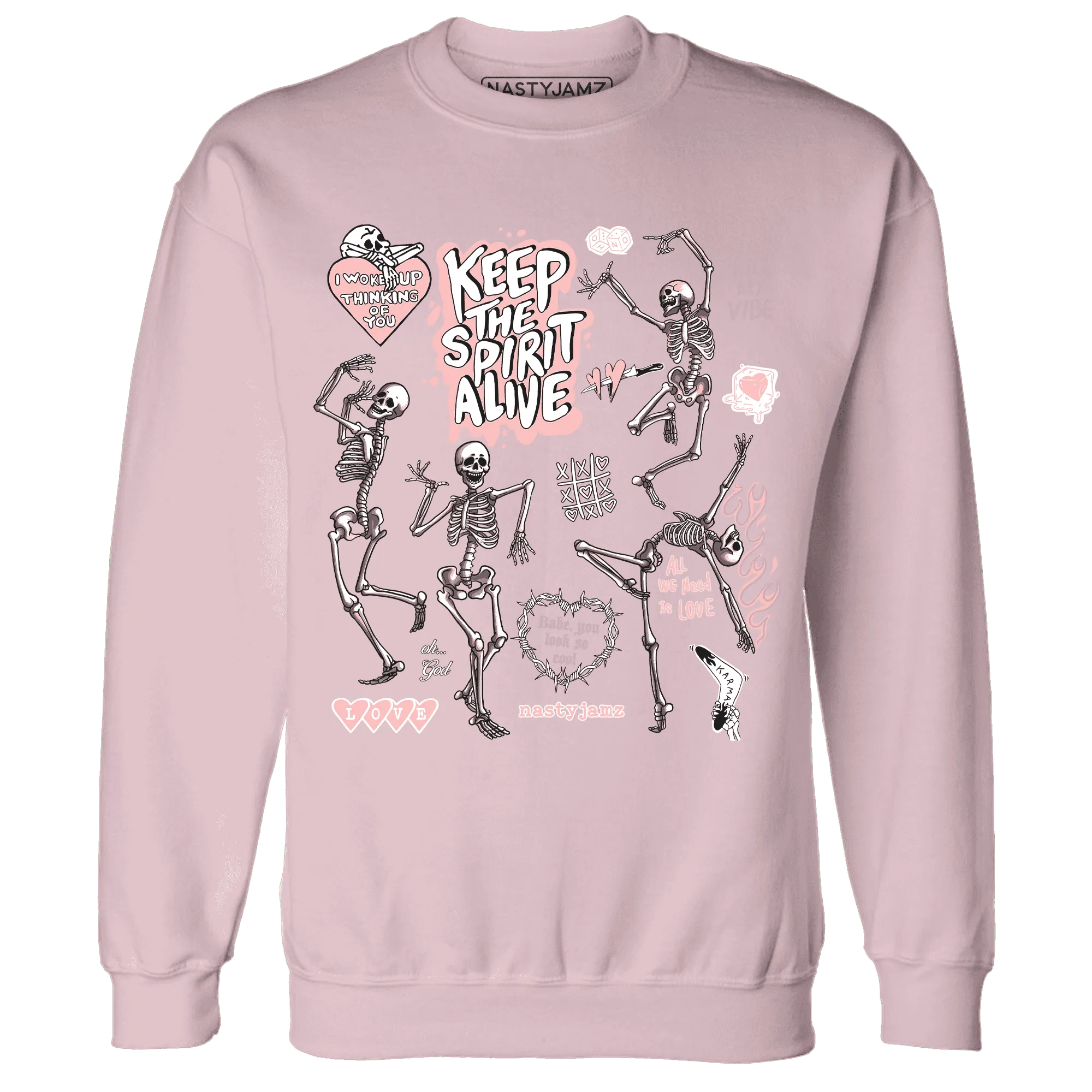 Low-Legend-Pink-11s-NastyJamz-Sweatshirt-Match-Keep-The-Spirit-Alive