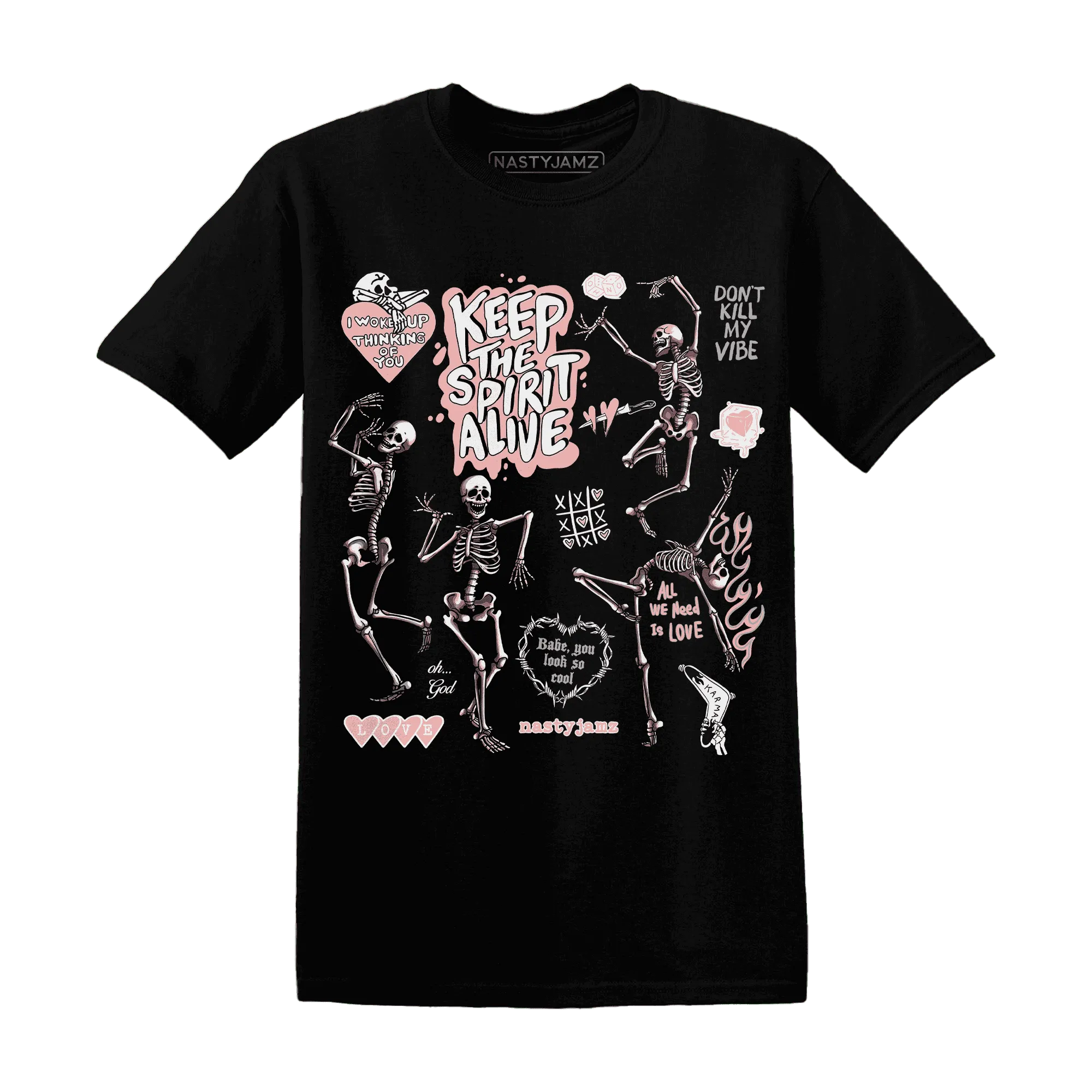 Low-Legend-Pink-11s-NastyJamz-T-Shirt-Match-Keep-The-Spirit-Alive