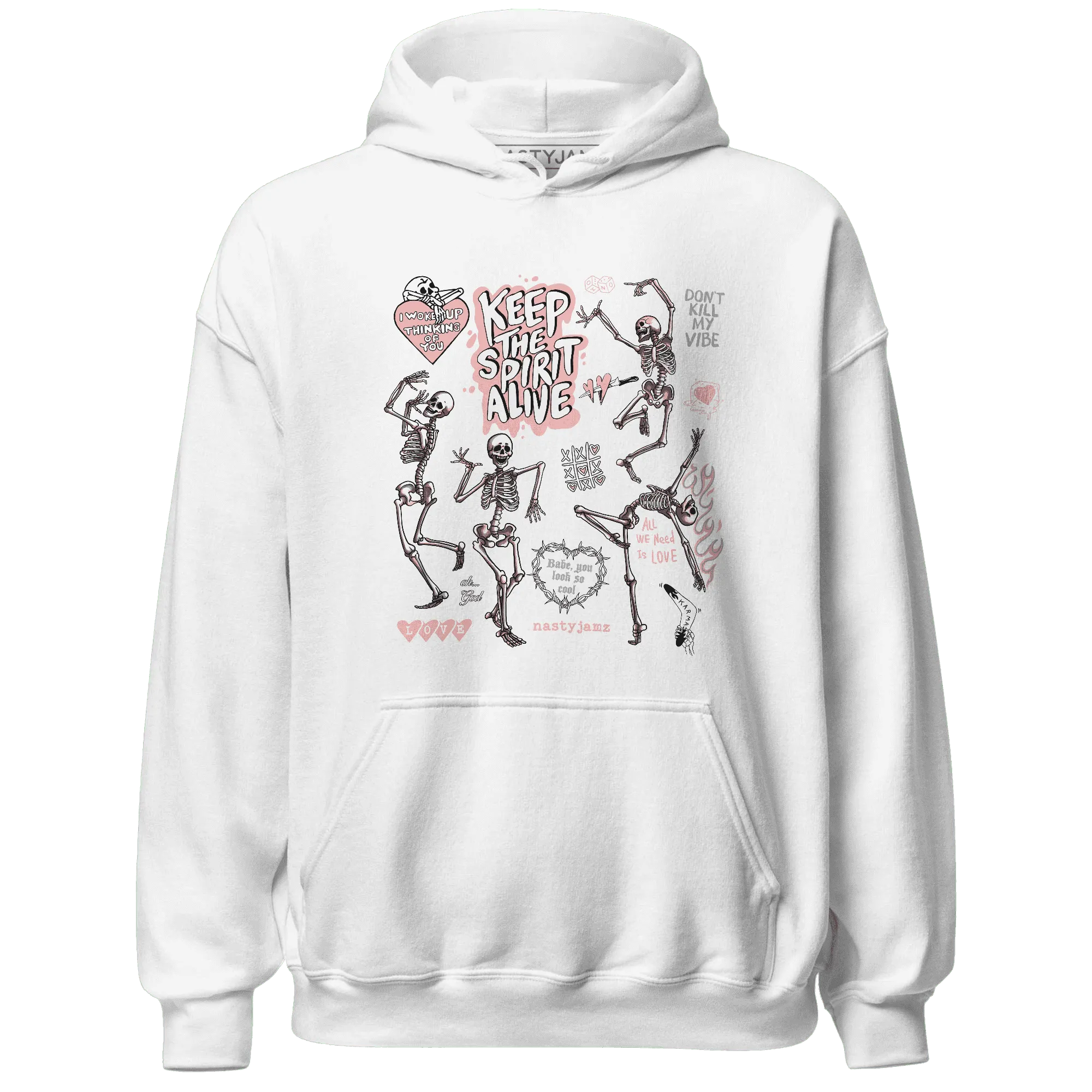 Low-Legend-Pink-11s-NastyJamz-Hoodie-Match-Keep-The-Spirit-Alive