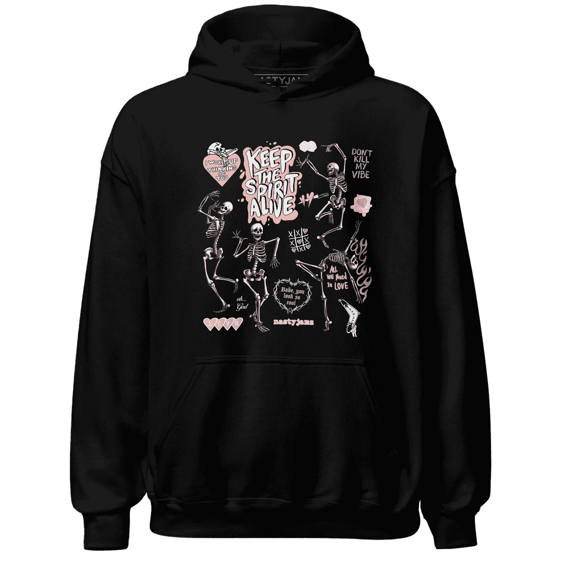 Low-Legend-Pink-11s-NastyJamz-Hoodie-Match-Keep-The-Spirit-Alive