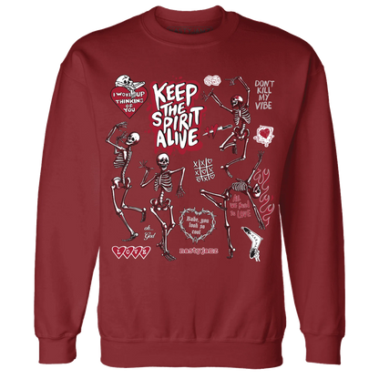 Retro-Red-Taxi-12s-NastyJamz-Sweatshirt-Match-Keep-The-Spirit-Alive