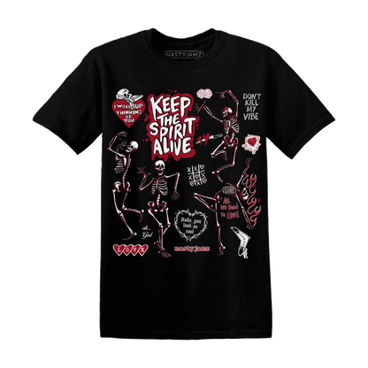 Retro-Red-Taxi-12s-NastyJamz-T-Shirt-Match-Keep-The-Spirit-Alive