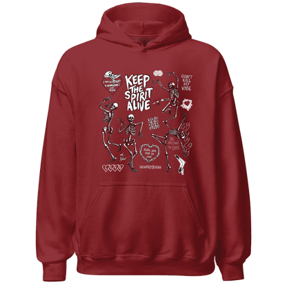 Retro-Red-Taxi-12s-NastyJamz-Hoodie-Match-Keep-The-Spirit-Alive