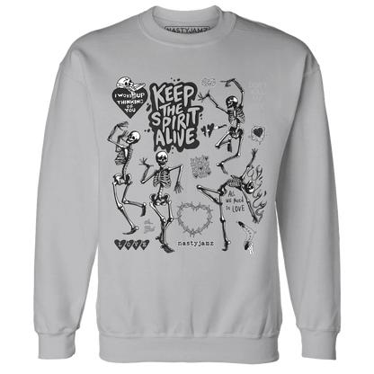 Wolf-Grey-12s-NastyJamz-Sweatshirt-Match-Keep-The-Spirit-Alive