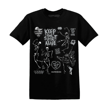 Wolf-Grey-12s-NastyJamz-T-Shirt-Match-Keep-The-Spirit-Alive