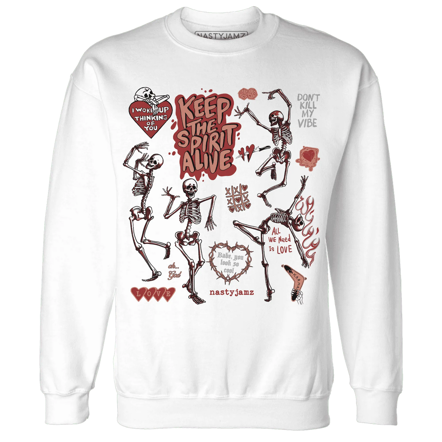 Dune-Red-13s-NastyJamz-Sweatshirt-Match-Keep-The-Spirit-Alive