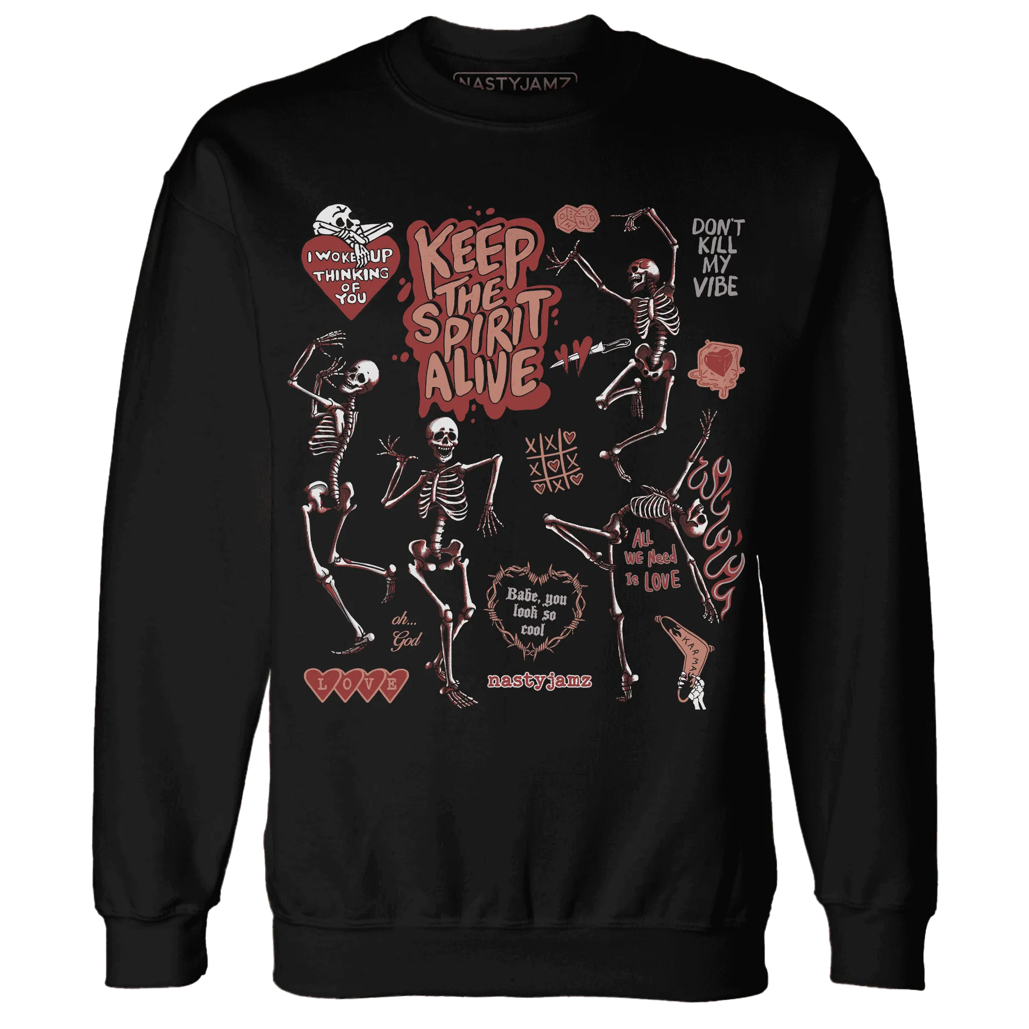 Dune-Red-13s-NastyJamz-Sweatshirt-Match-Keep-The-Spirit-Alive