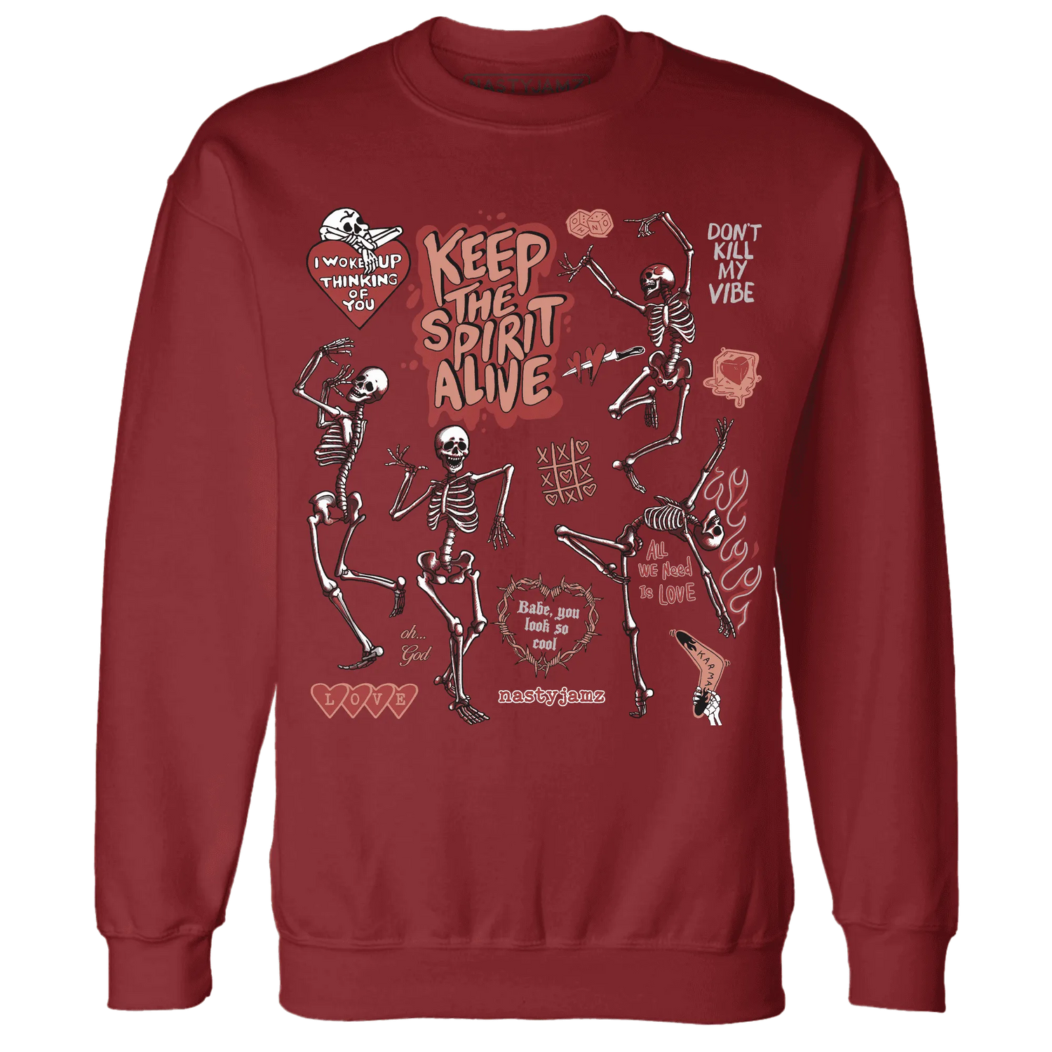 Dune-Red-13s-NastyJamz-Sweatshirt-Match-Keep-The-Spirit-Alive