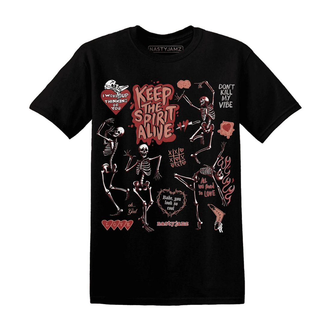 Dune-Red-13s-NastyJamz-T-Shirt-Match-Keep-The-Spirit-Alive