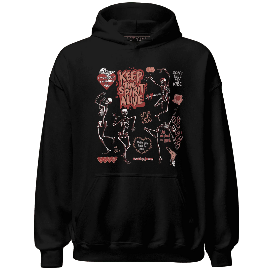 Dune-Red-13s-NastyJamz-Hoodie-Match-Keep-The-Spirit-Alive