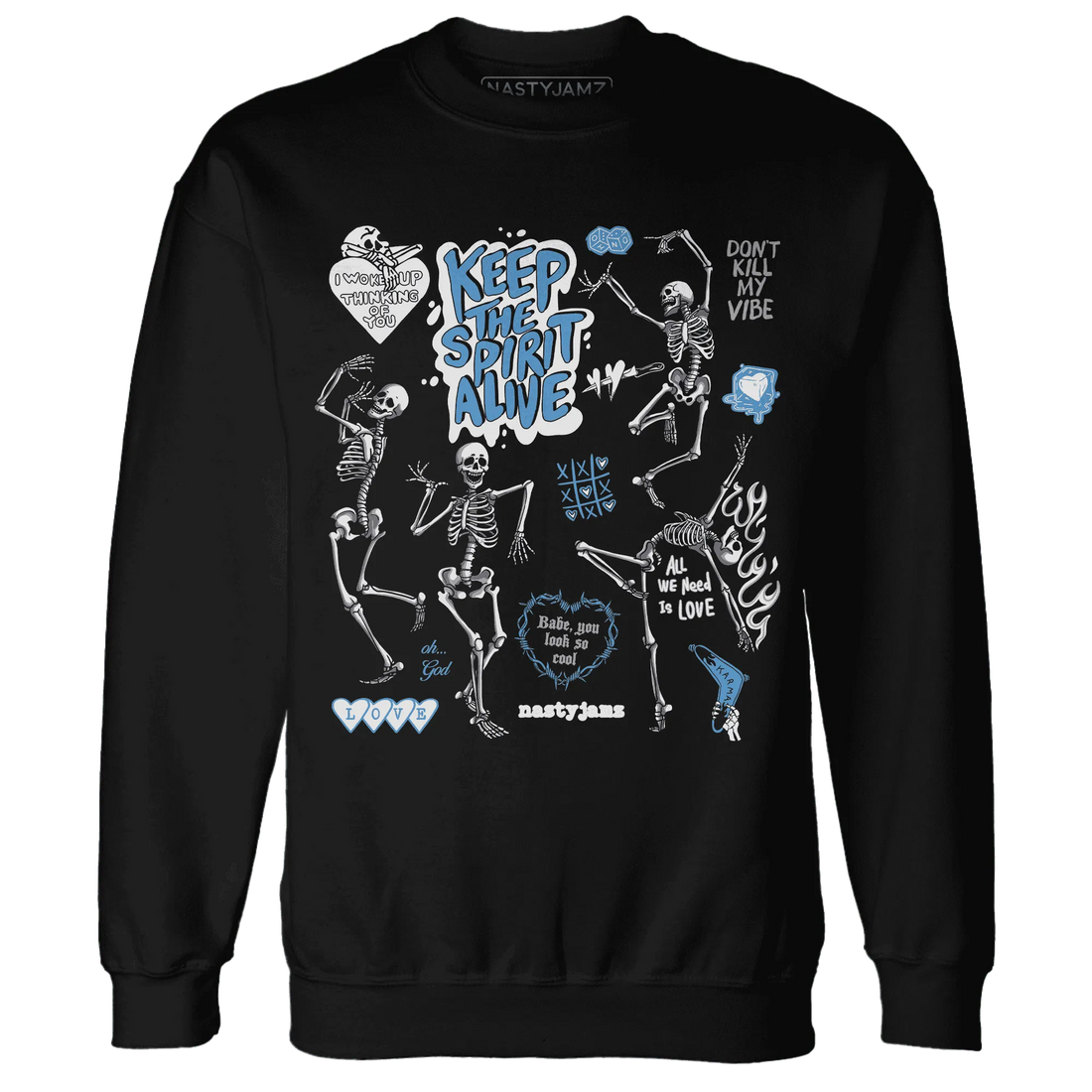 Carolina-Blue-Univercitii-17s-NastyJamz-Sweatshirt-Match-Keep-The-Spirit-Alive