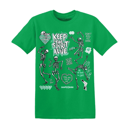 High-OG-Green-Glow-1s-NastyJamz-T-Shirt-Match-Keep-The-Spirit-Alive