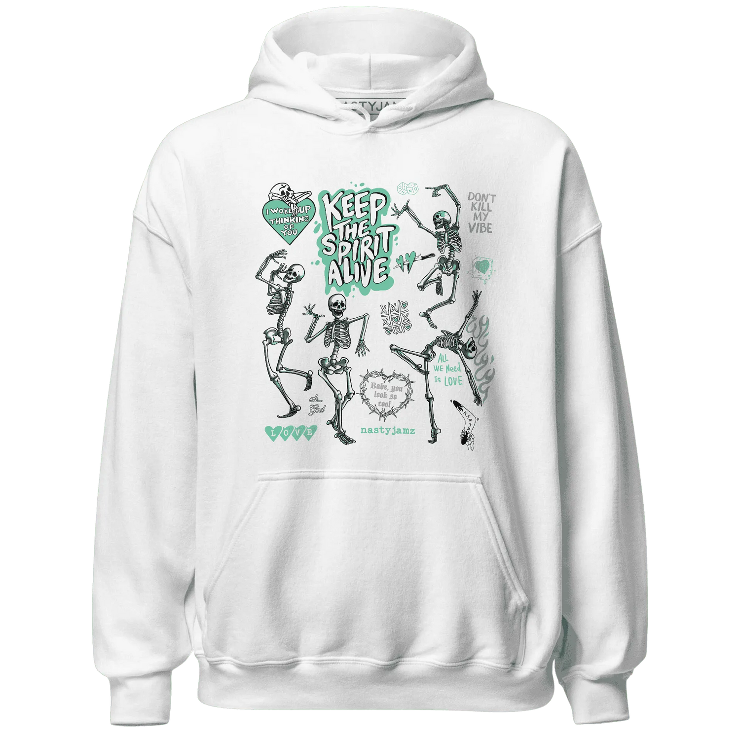 High-OG-Green-Glow-1s-NastyJamz-Hoodie-Match-Keep-The-Spirit-Alive