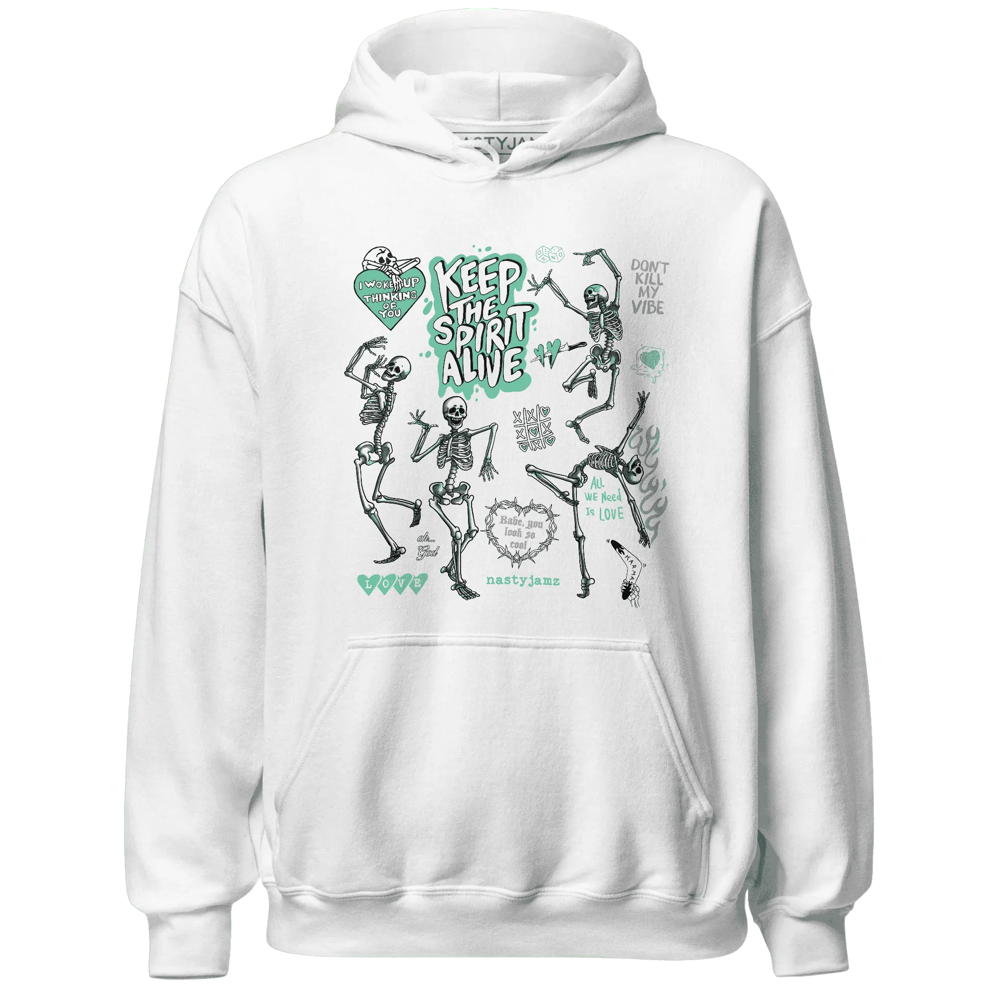 High-OG-Green-Glow-1s-NastyJamz-Hoodie-Match-Keep-The-Spirit-Alive