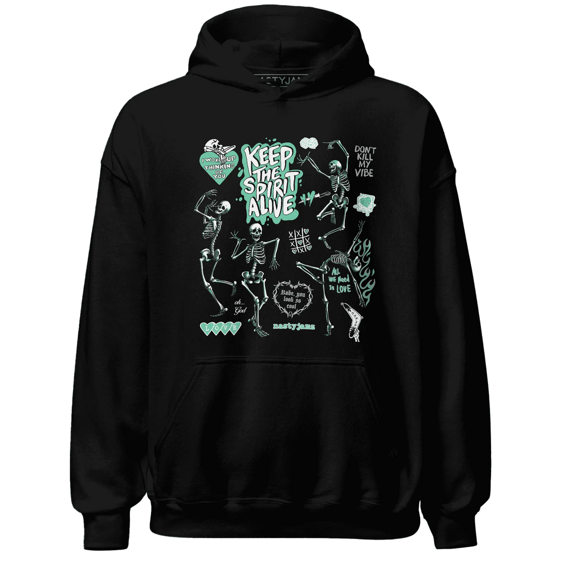 High-OG-Green-Glow-1s-NastyJamz-Hoodie-Match-Keep-The-Spirit-Alive