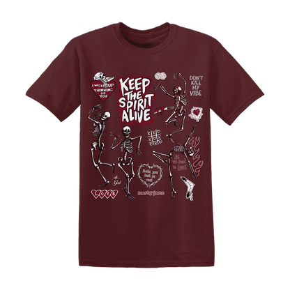 High-White-Team-Red-1s-NastyJamz-T-Shirt-Match-Keep-The-Spirit-Alive