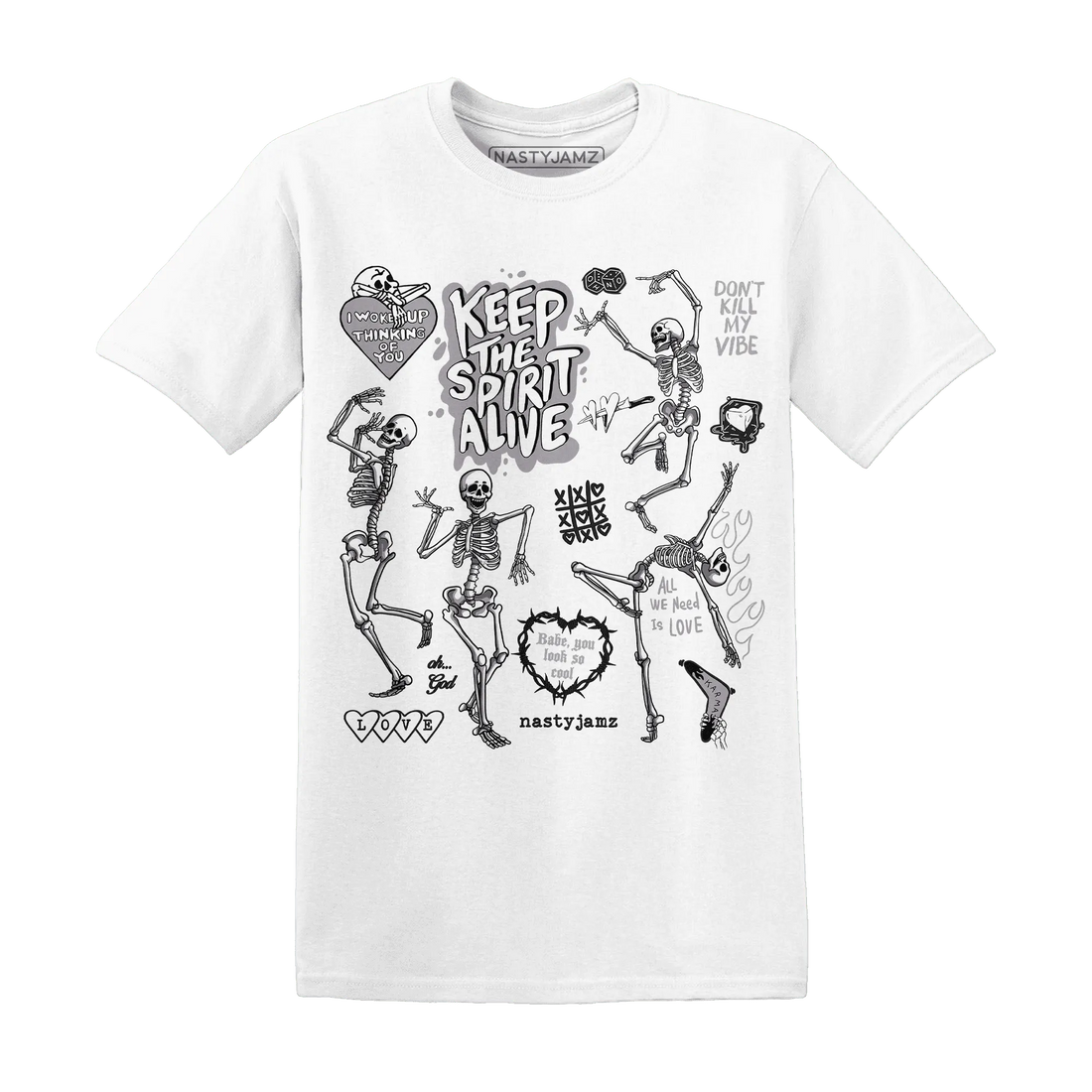Low-Mocha-1s-NastyJamz-T-Shirt-Match-Keep-The-Spirit-Alive