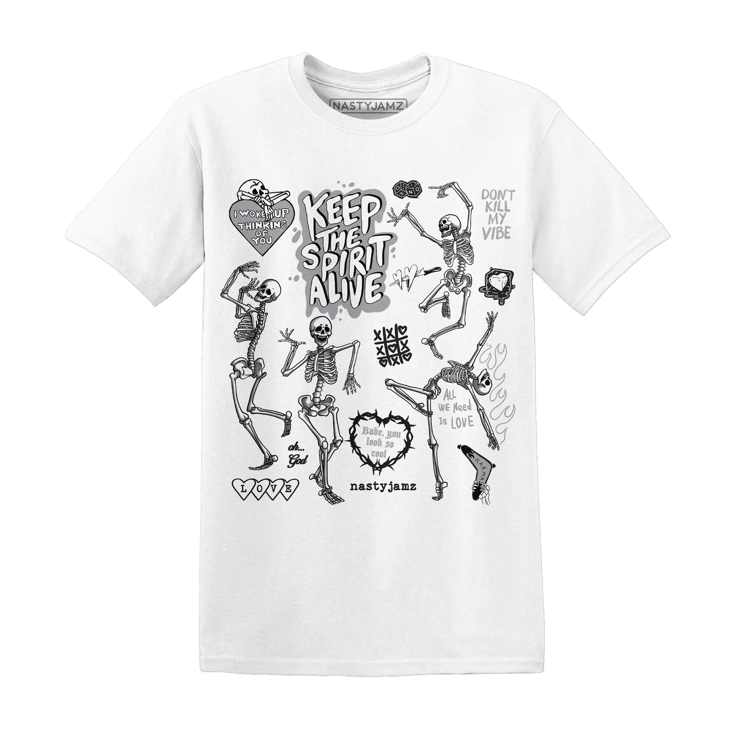 Low-Mocha-1s-NastyJamz-T-Shirt-Match-Keep-The-Spirit-Alive