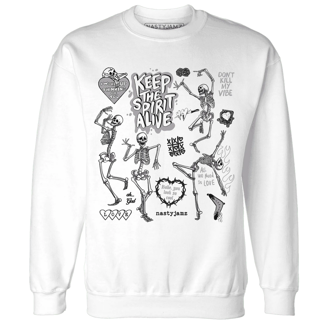 Low-Mocha-1s-NastyJamz-Sweatshirt-Match-Keep-The-Spirit-Alive