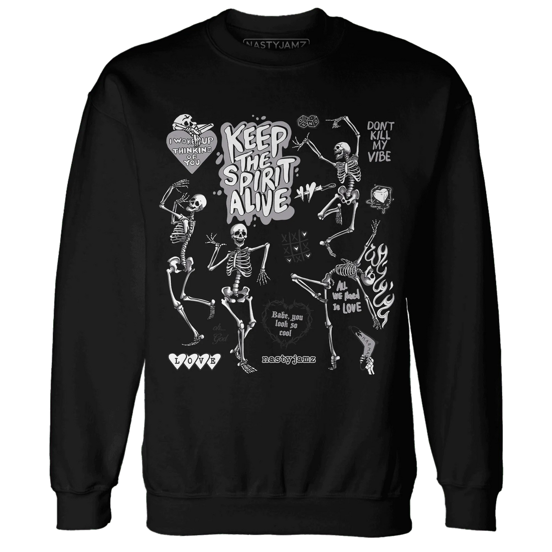 Low-Mocha-1s-NastyJamz-Sweatshirt-Match-Keep-The-Spirit-Alive