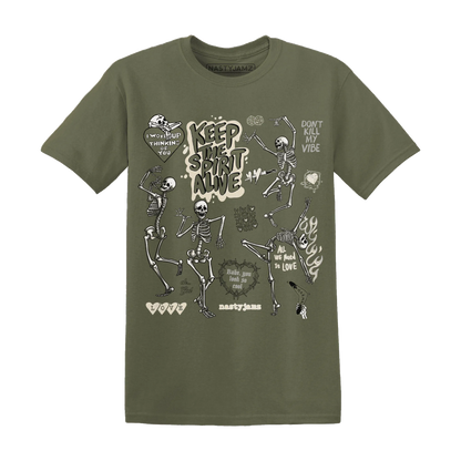Medium-Olive-1s-NastyJamz-T-Shirt-Match-Keep-The-Spirit-Alive