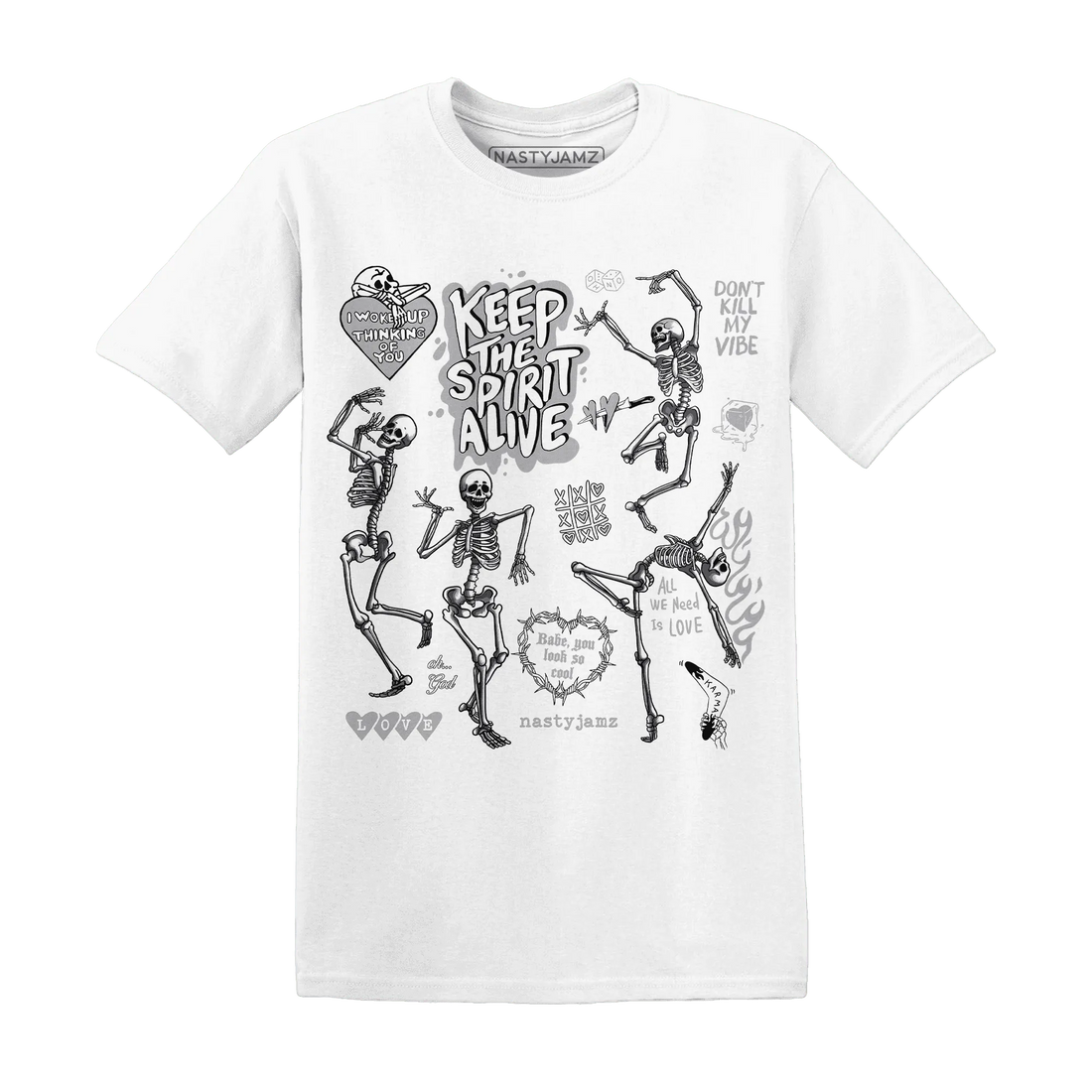 Wolf-Grey-1s-NastyJamz-T-Shirt-Match-Keep-The-Spirit-Alive