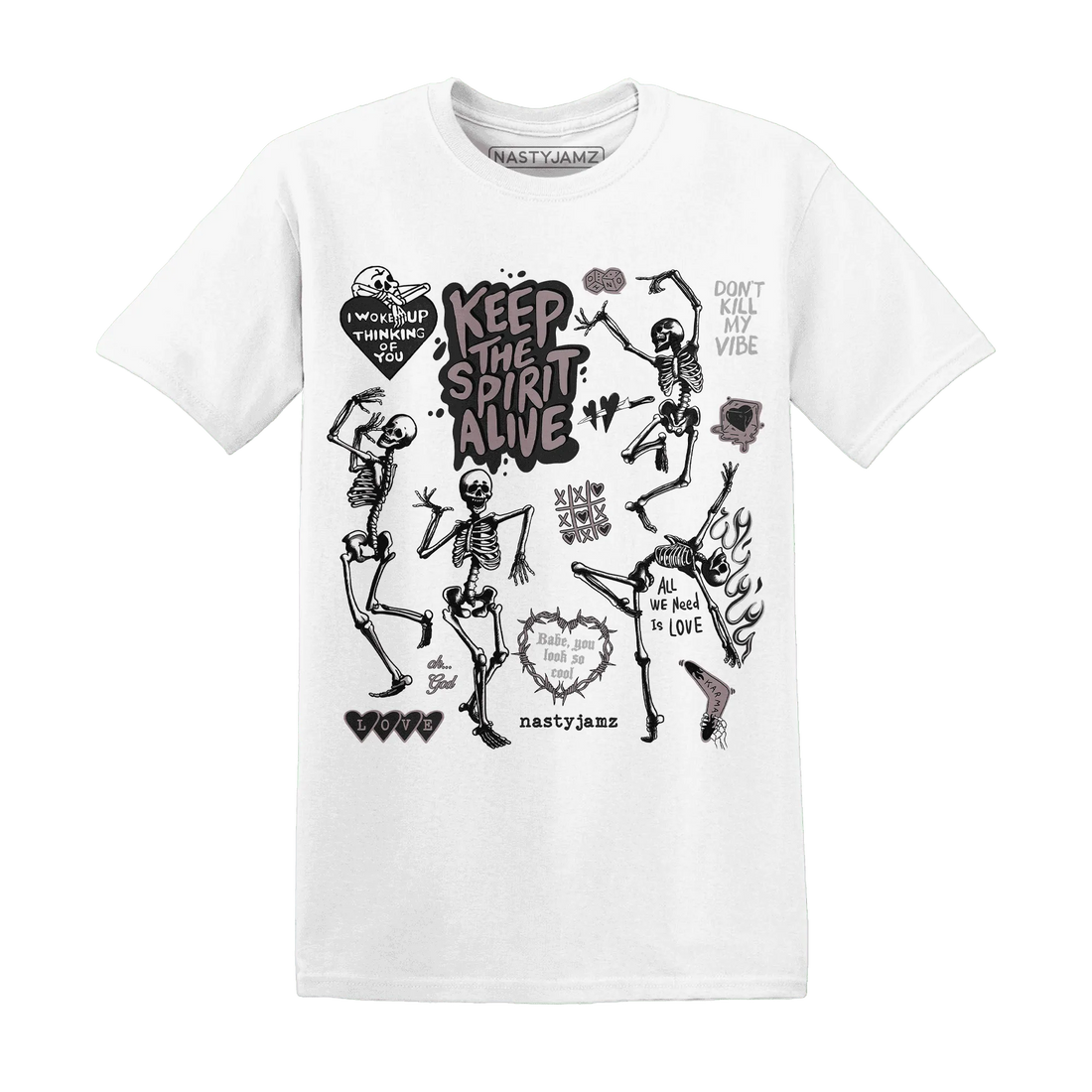 Black-Violet-Ore-3s-NastyJamz-T-Shirt-Match-Keep-The-Spirit-Alive
