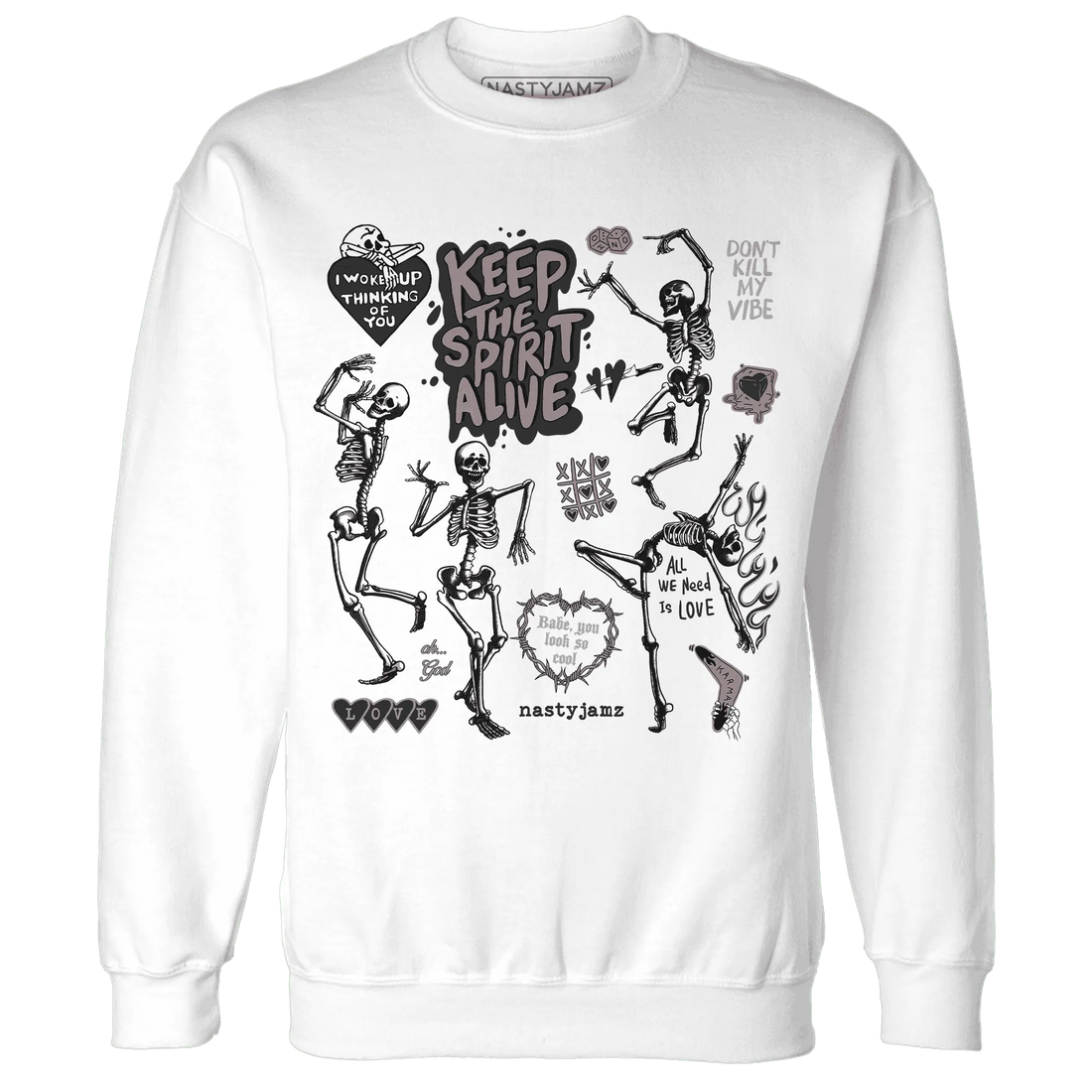 Black-Violet-Ore-3s-NastyJamz-Sweatshirt-Match-Keep-The-Spirit-Alive