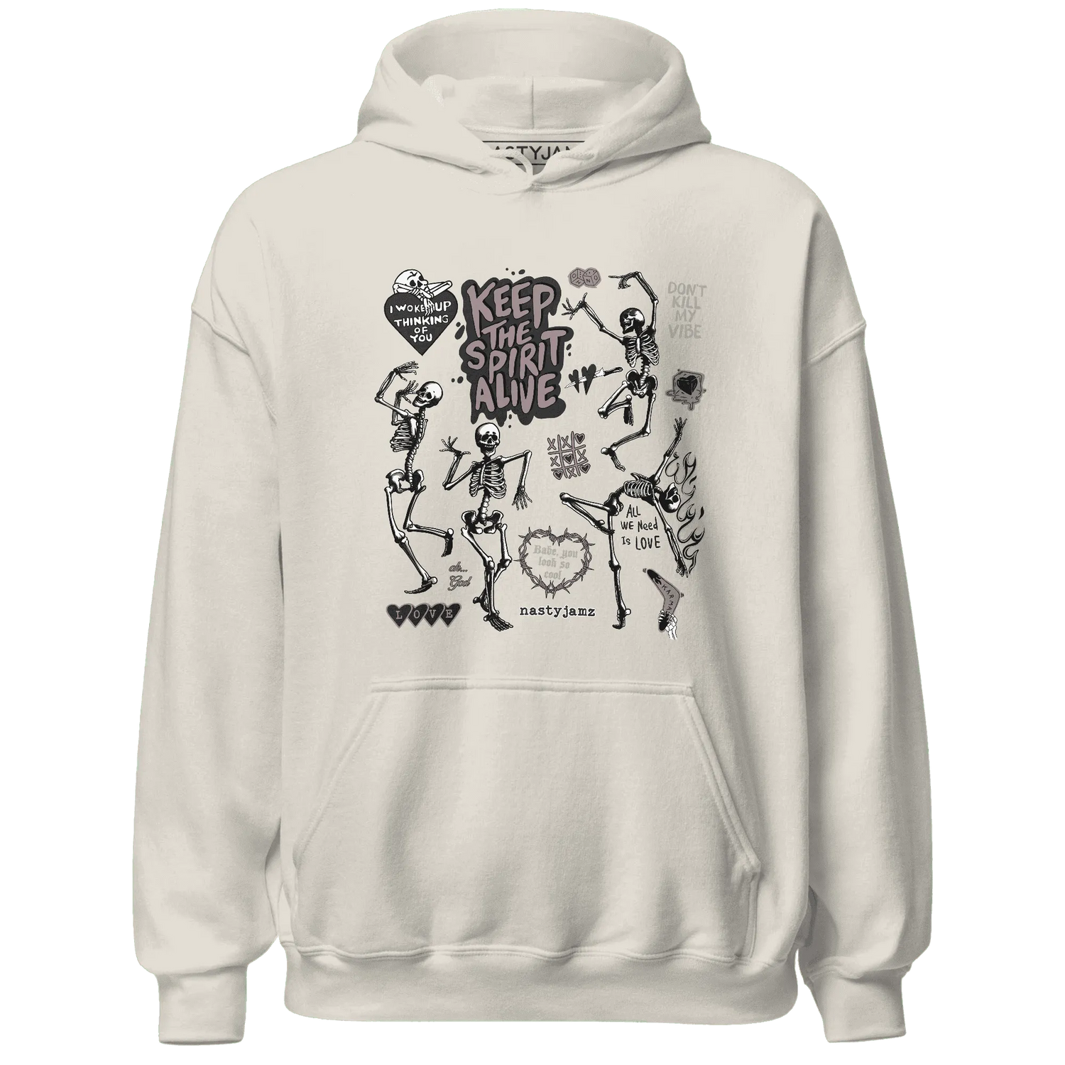 Black-Violet-Ore-3s-NastyJamz-Hoodie-Match-Keep-The-Spirit-Alive