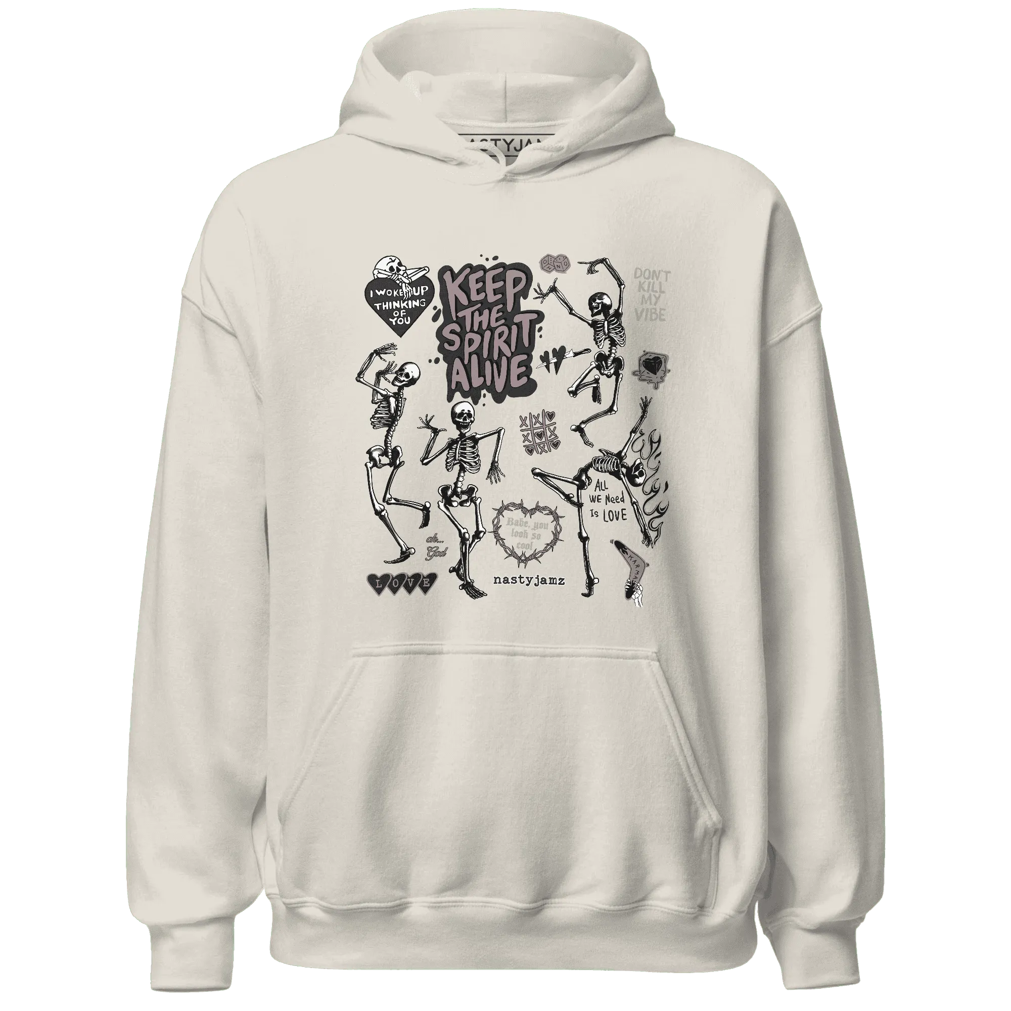 Black-Violet-Ore-3s-NastyJamz-Hoodie-Match-Keep-The-Spirit-Alive