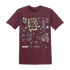 Burgundy-Crush-3s-NastyJamz-T-Shirt-Match-Keep-The-Spirit-Alive