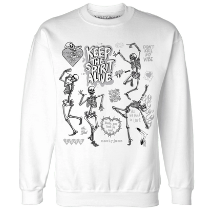 Cement-Grey-3s-NastyJamz-Sweatshirt-Match-Keep-The-Spirit-Alive